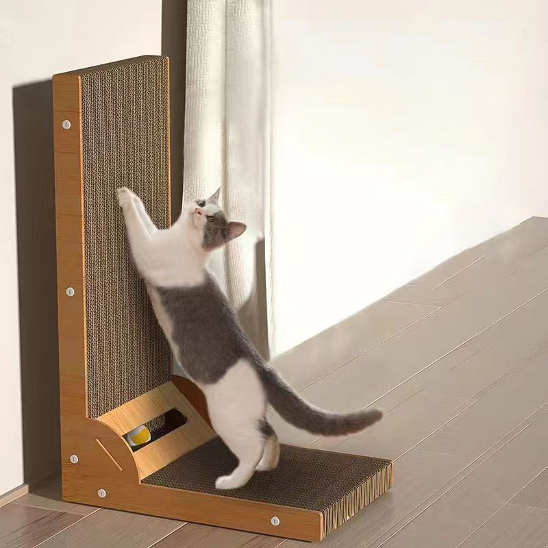 L-Shaped Cat Scratcher