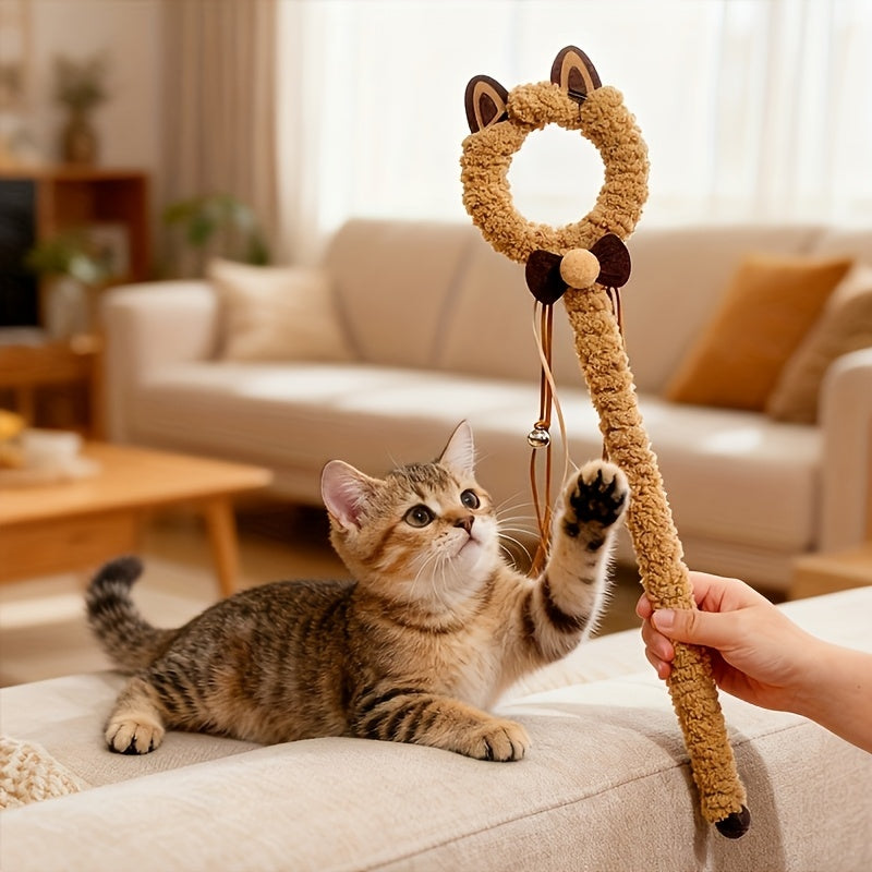 Plush Suede Cat Wand