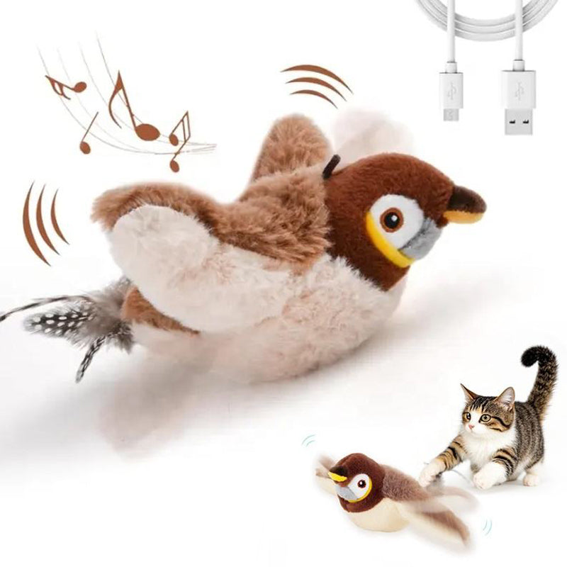 Chirping Sparrow Interactive Cat Toy