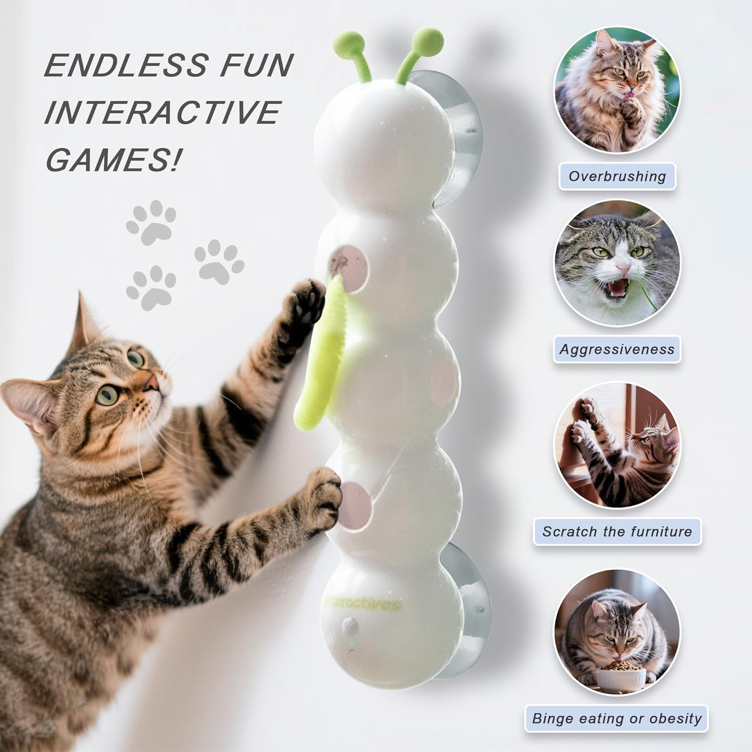 Interactive Whack-A-Mole Cat Toy