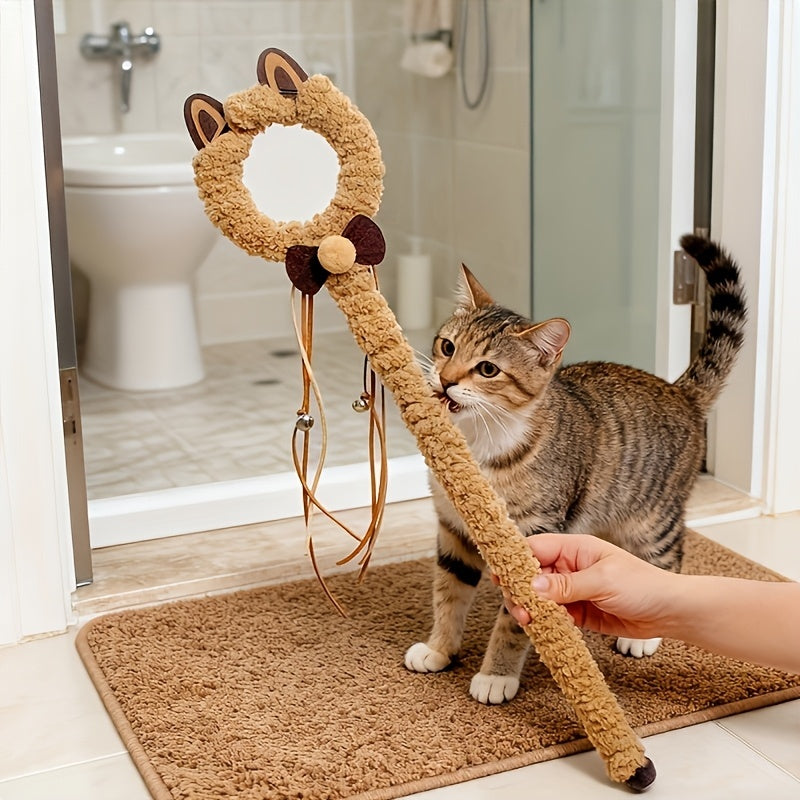Plush Suede Cat Wand