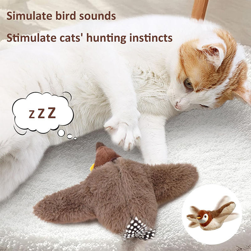 Chirping Sparrow Interactive Cat Toy